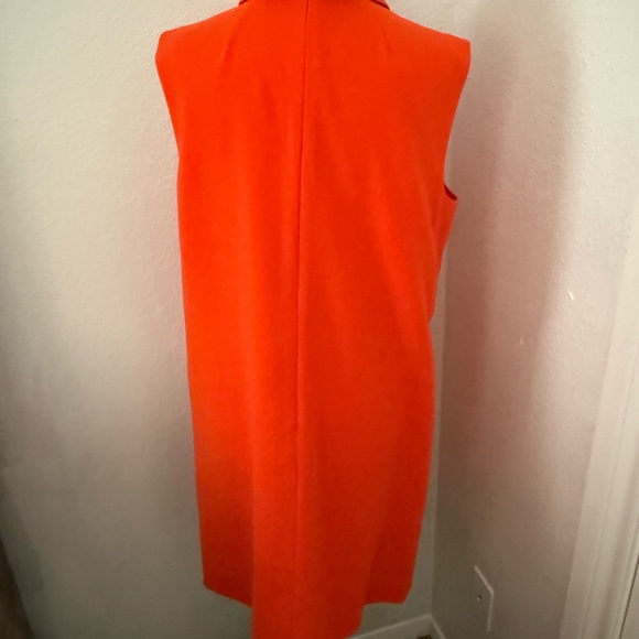 Alex Marie orange cowl neck dress size 10 - Picture 2 of 10